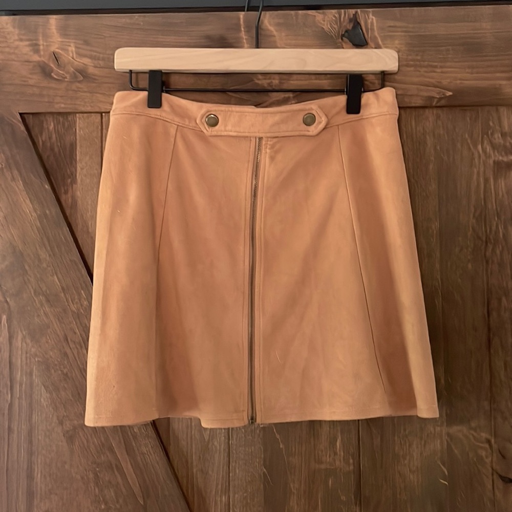 Aqua Camel Skirt; Size Medium